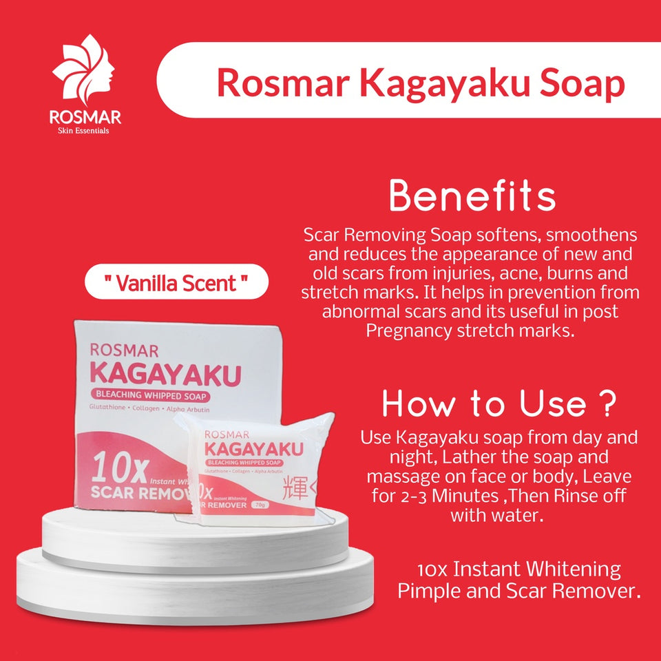 ROSMAR KAGAYAKU BLEACHING WHIPPED SOAP (70G)