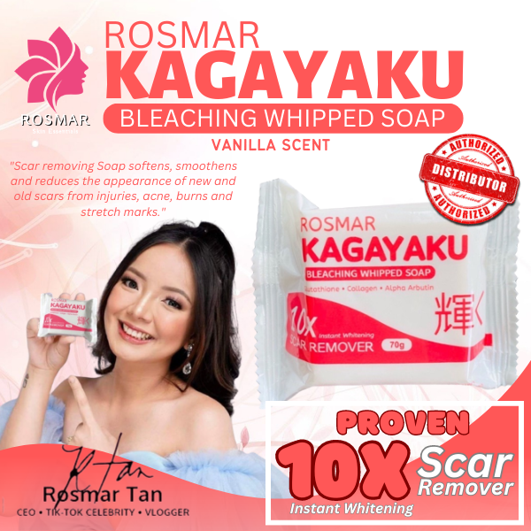 ROSMAR KAGAYAKU BLEACHING WHIPPED SOAP (70G) – ROSMAR PRODUCTS ONLINE STORE